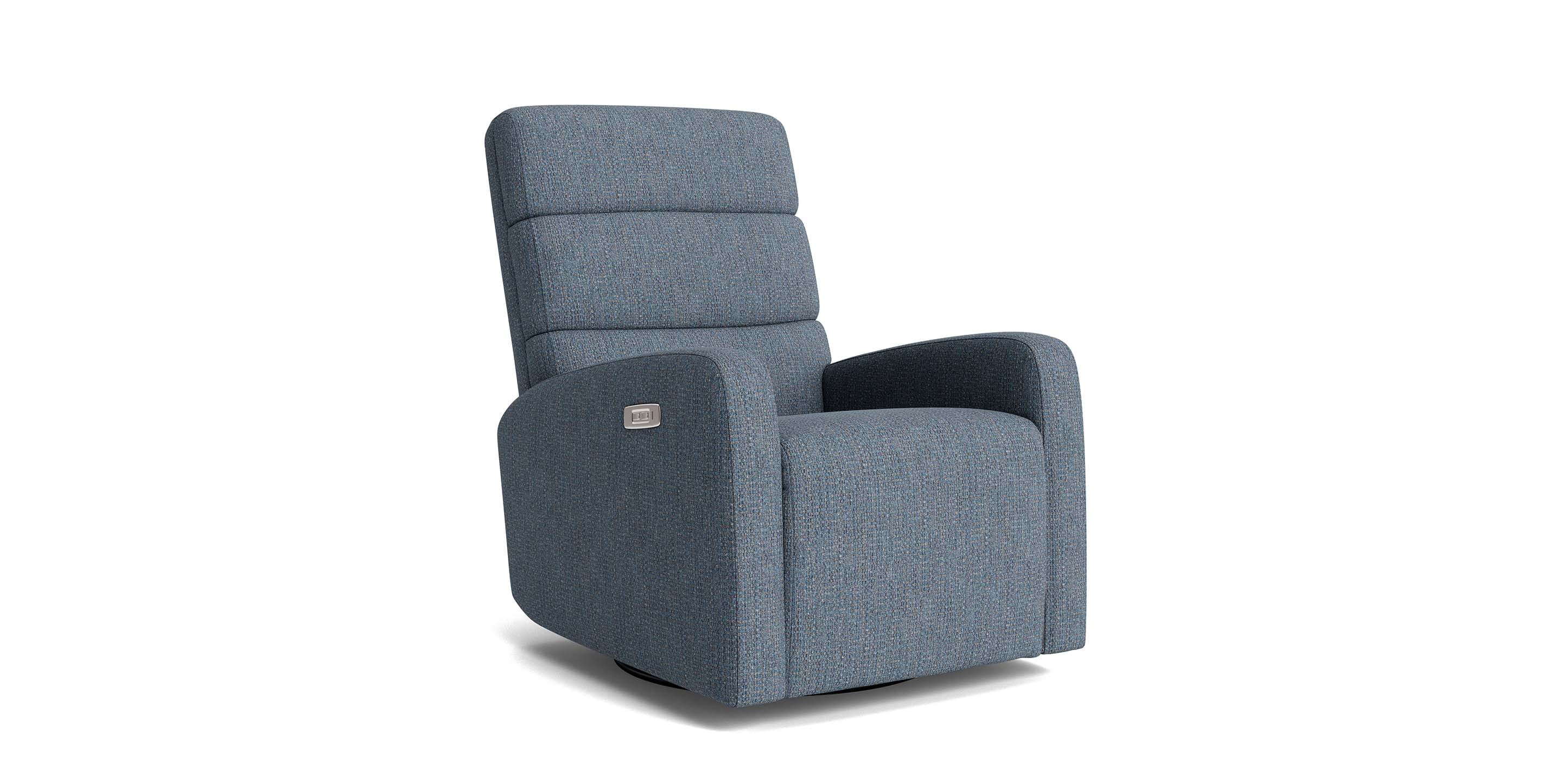 Hudson Track Arm Swivel Glider Power Recliner