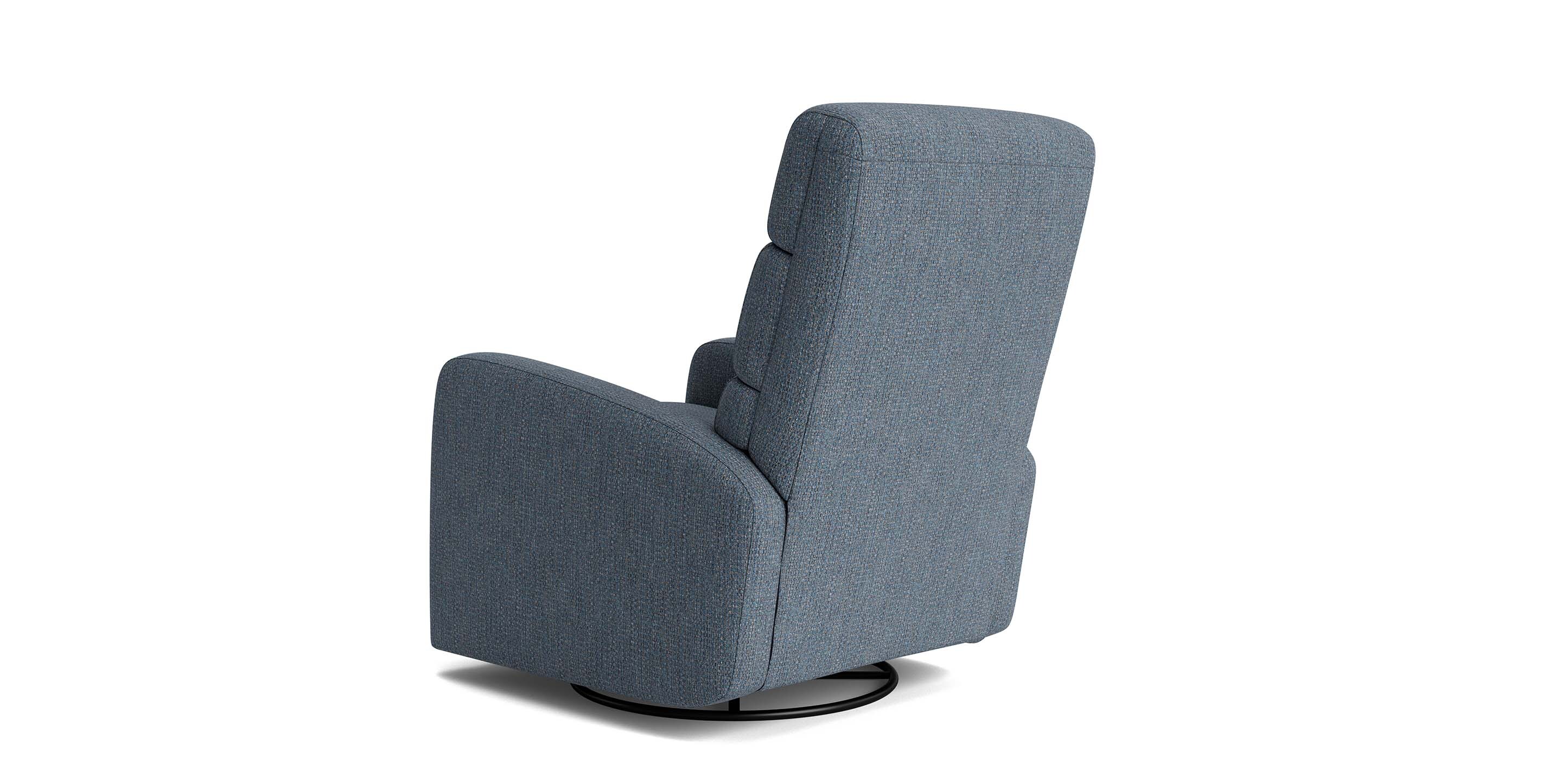 Hudson Track Arm Swivel Glider Power Recliner - Thumbnail 3