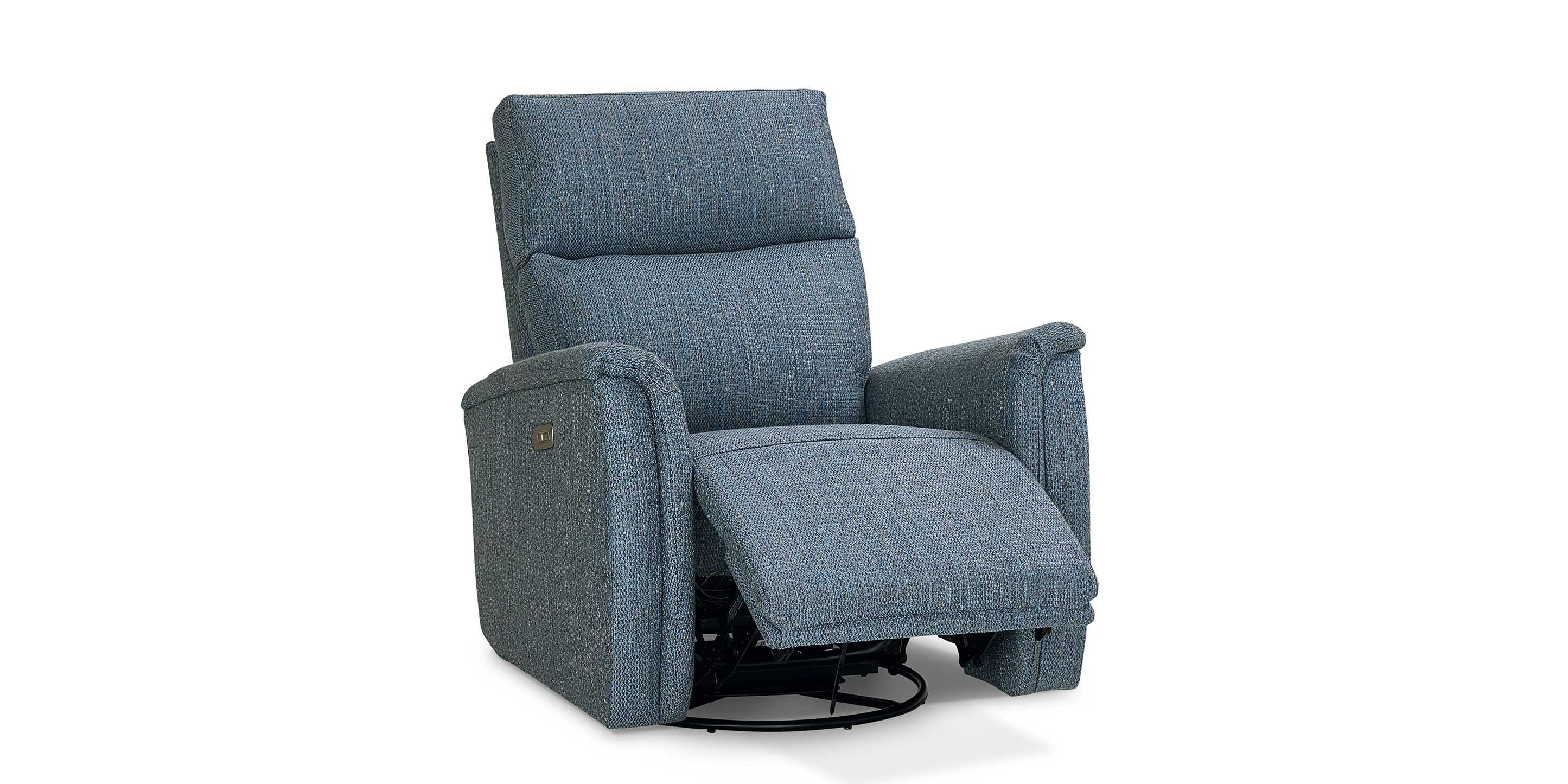Harris Pad Arm Swivel Glider Power Recliner