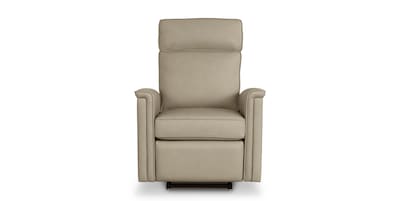 Leather Lift Recliner Ayden Pad Arm Leather Lay Flat Power Lift Recliner