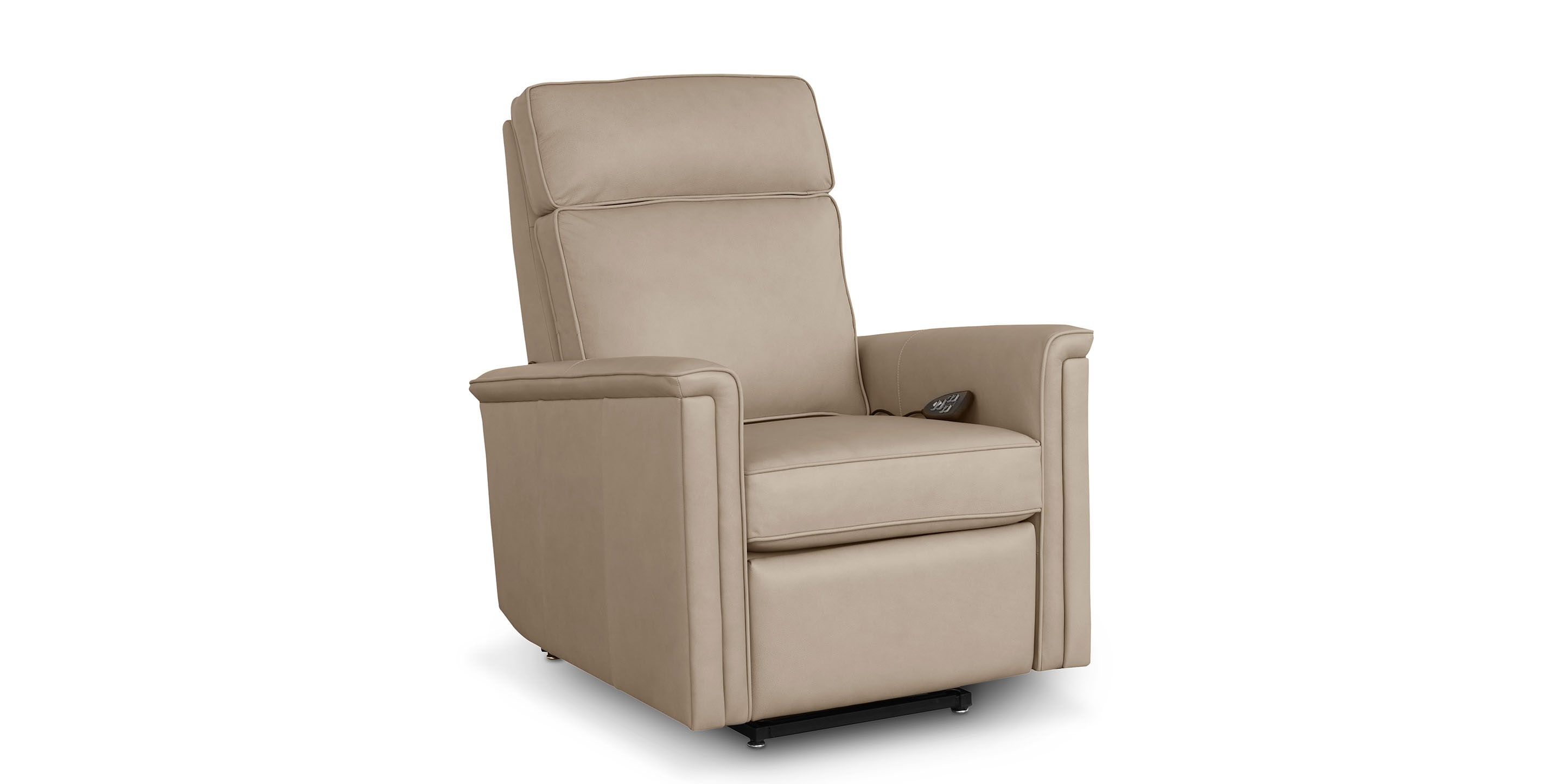 Ayden Pad Arm Lay Flat Power Lift Recliner - Thumbnail 3