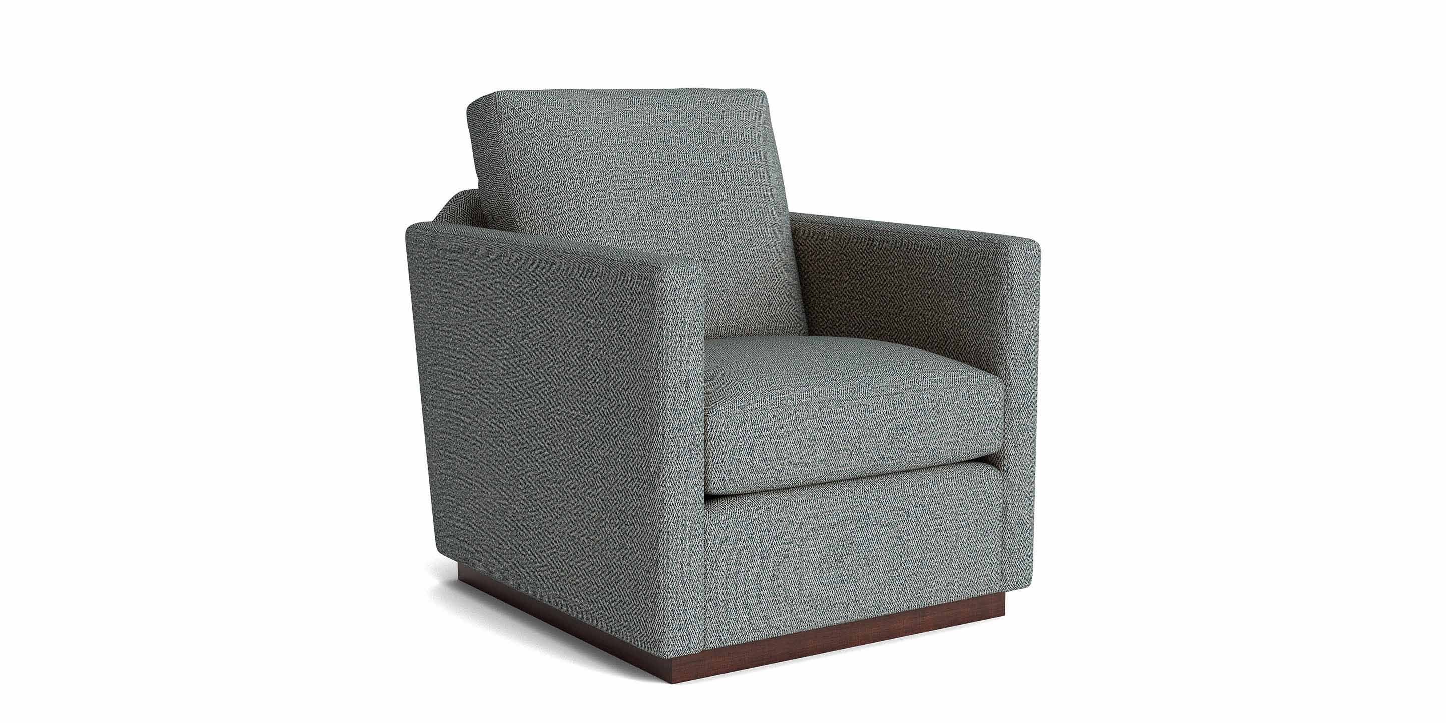 Myles Thin Track Arm Swivel Chair - Thumbnail 5