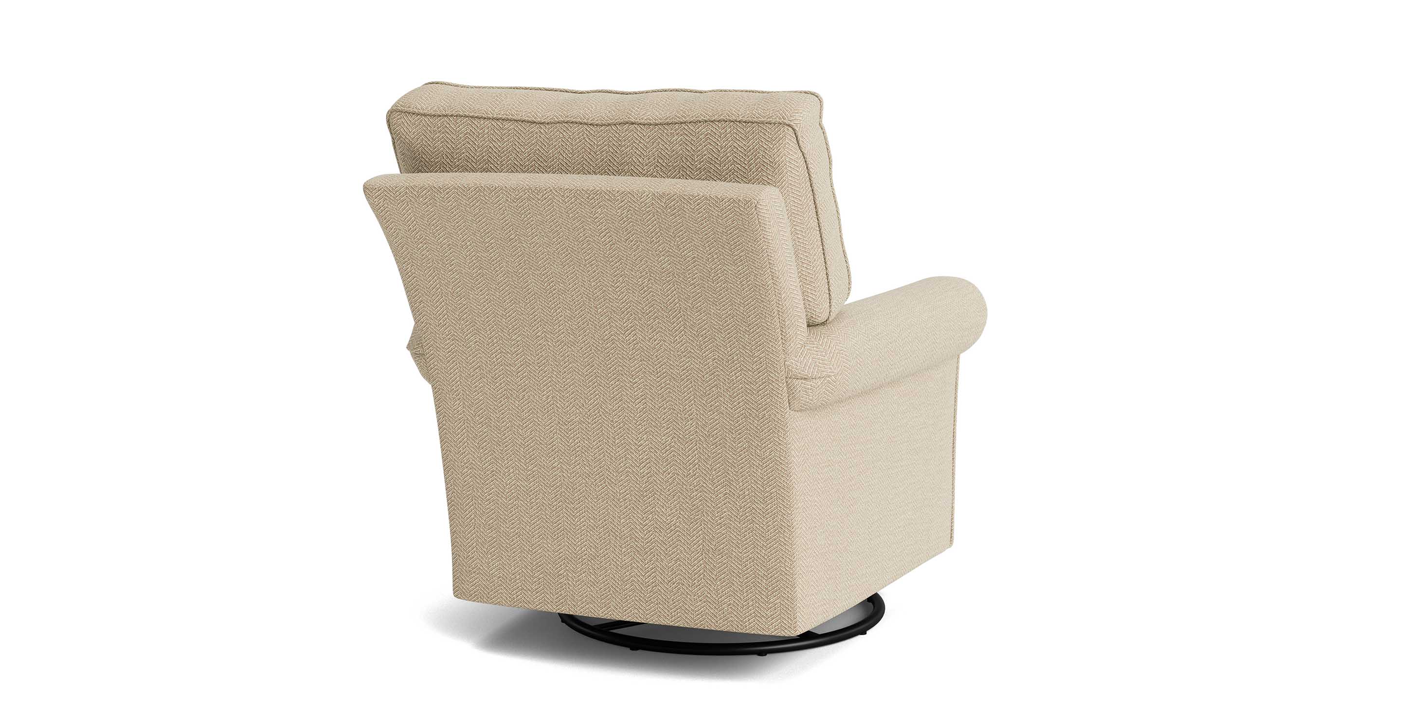 Oswell Roll Arm Accent or Swivel Glider Chair - Thumbnail 4