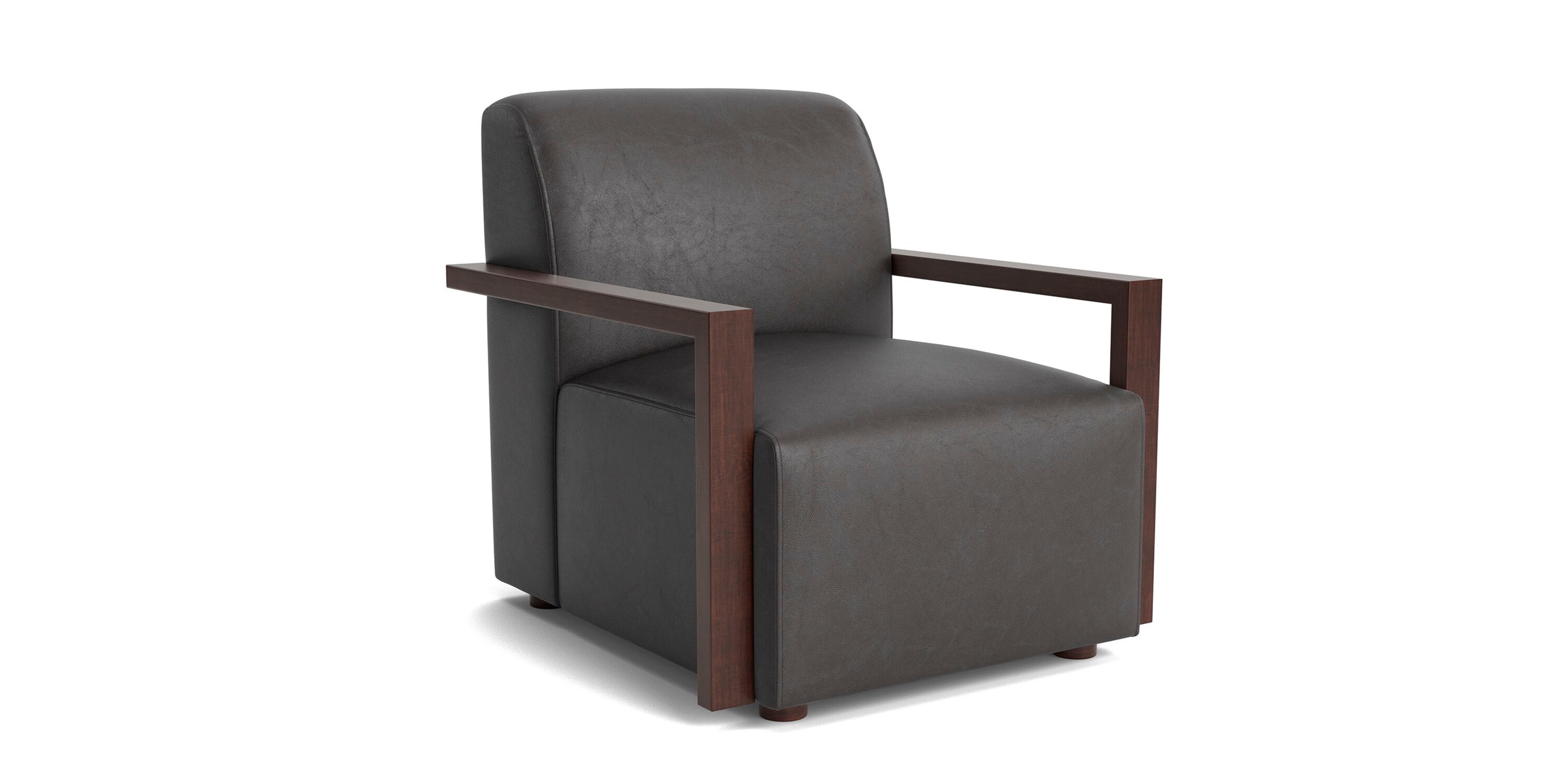 Creswell Leather Accent Chair | Bassett Furniture