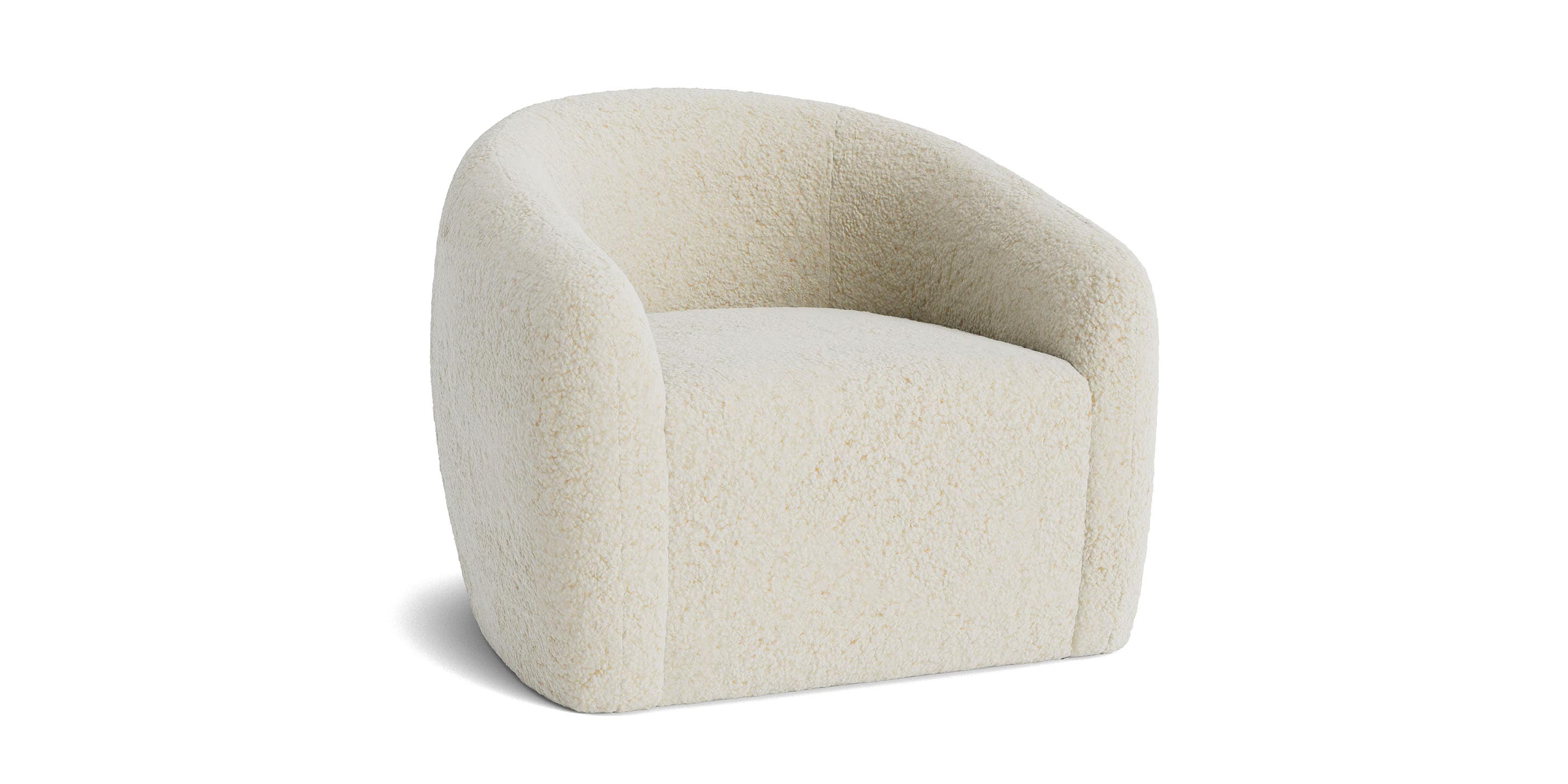 Garner Barrel Swivel Chair - Thumbnail 4