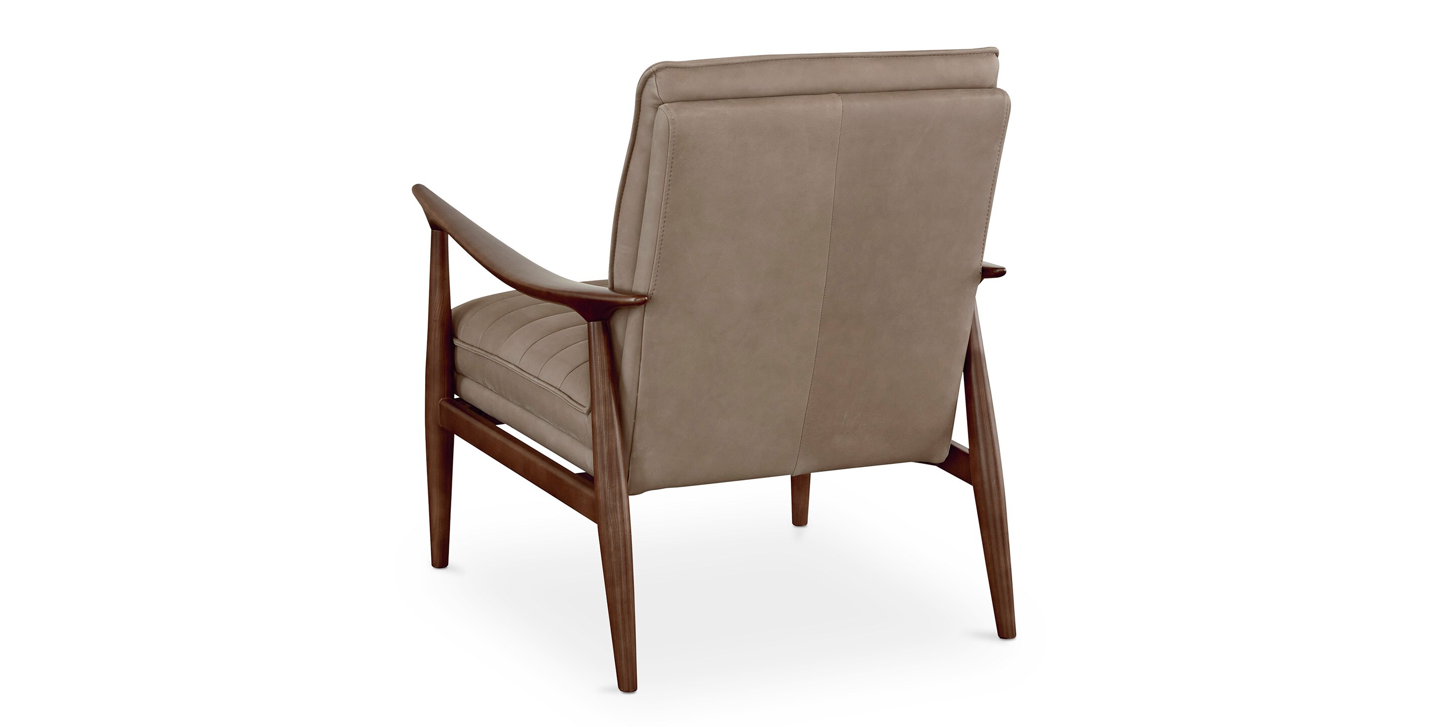 Ellis Leather Accent Chair - Thumbnail 5