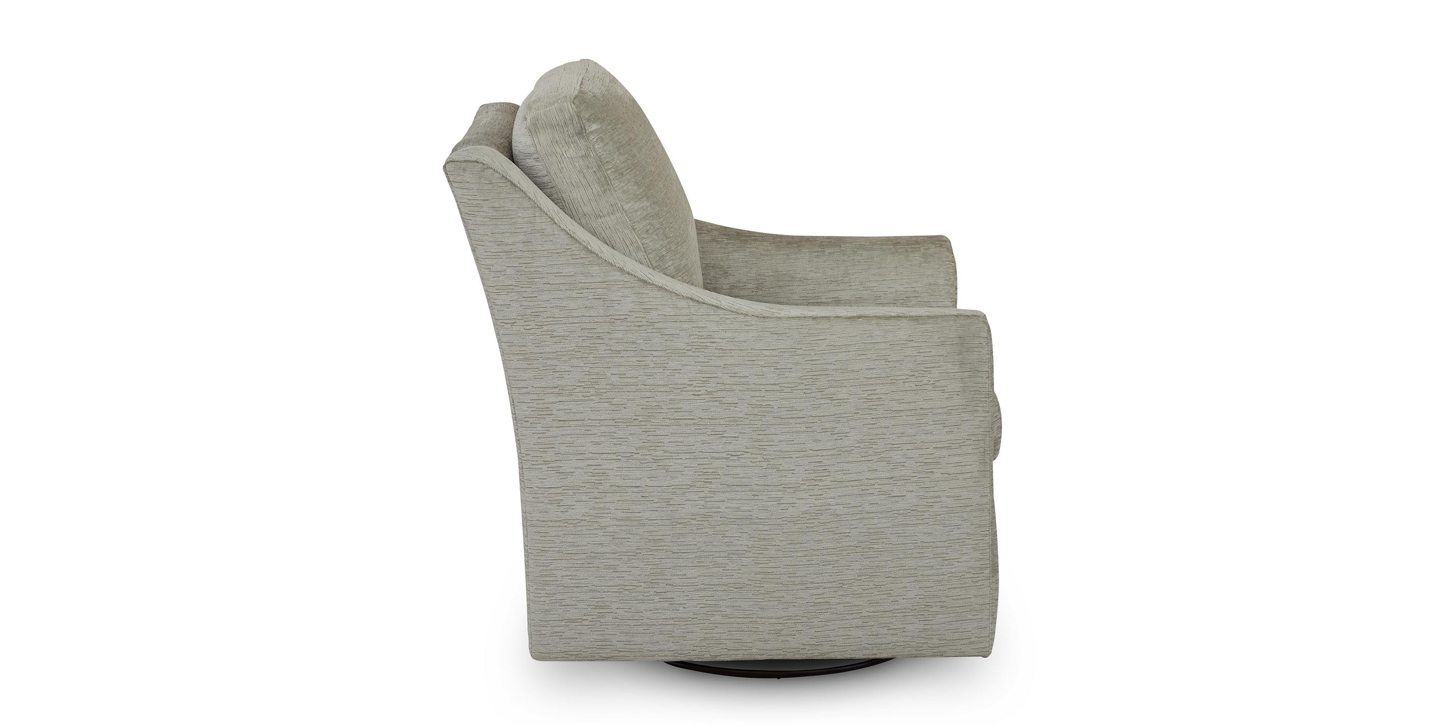Sloan Slope Arm Swivel Glider Chair - Thumbnail 3