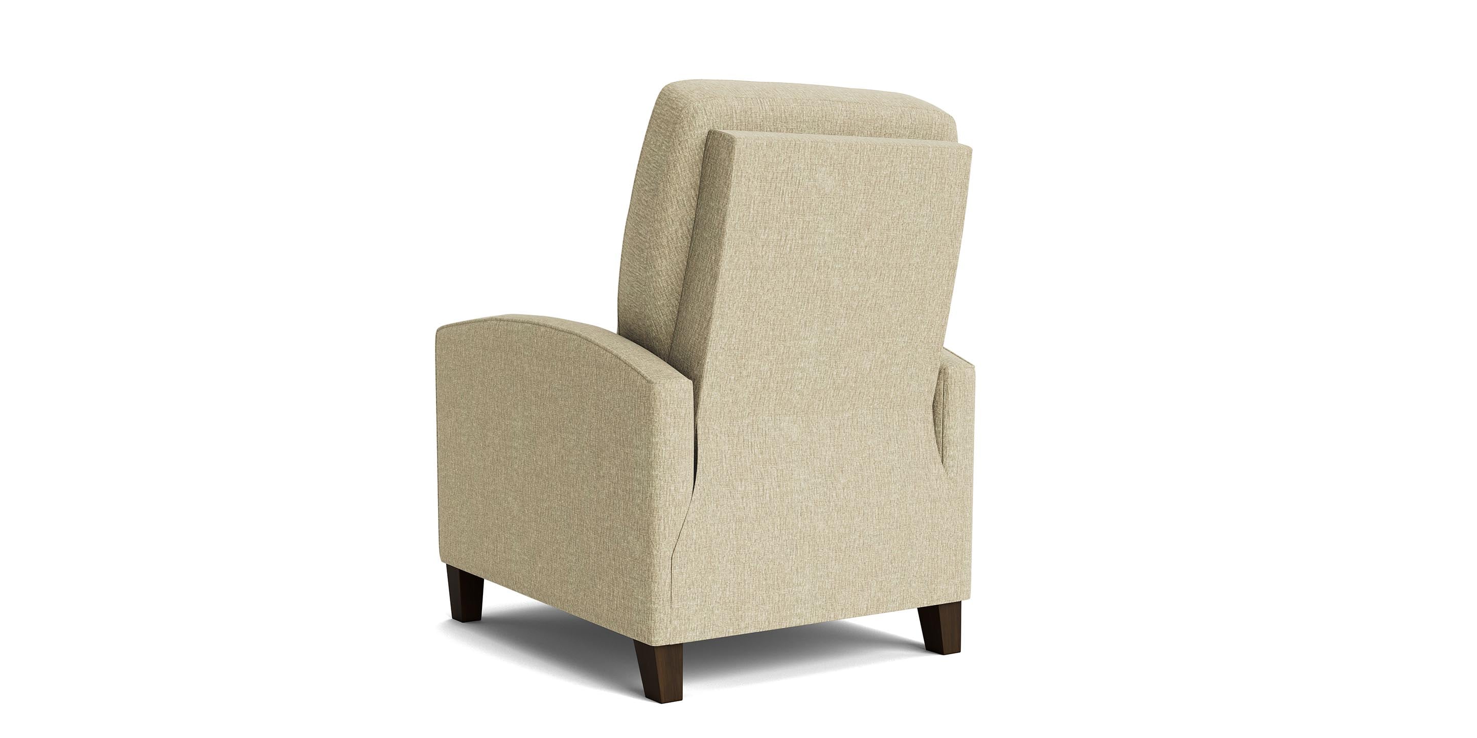 Emmett Track Arm Lay Flat Manual Recliner - Thumbnail 4