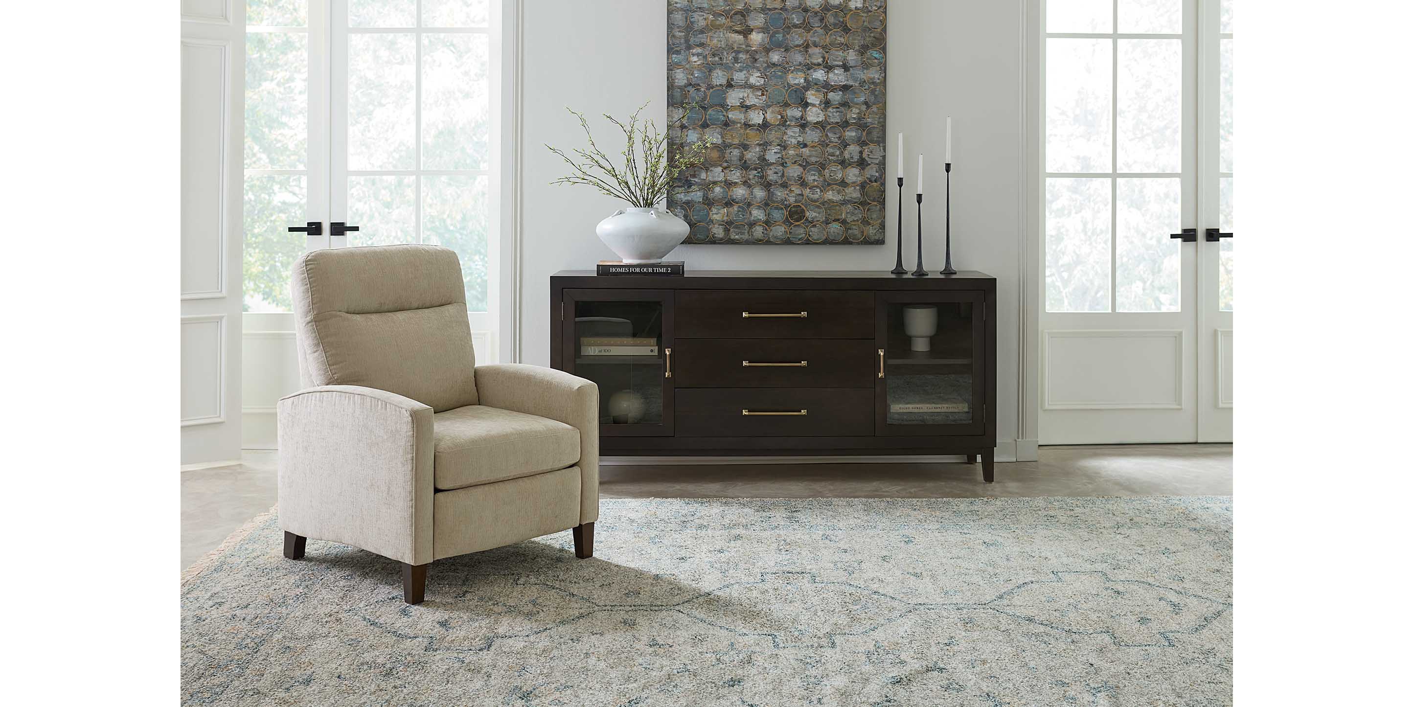 Bassett Furniture Emmett Track Arm Recliner - Thumbnail 4