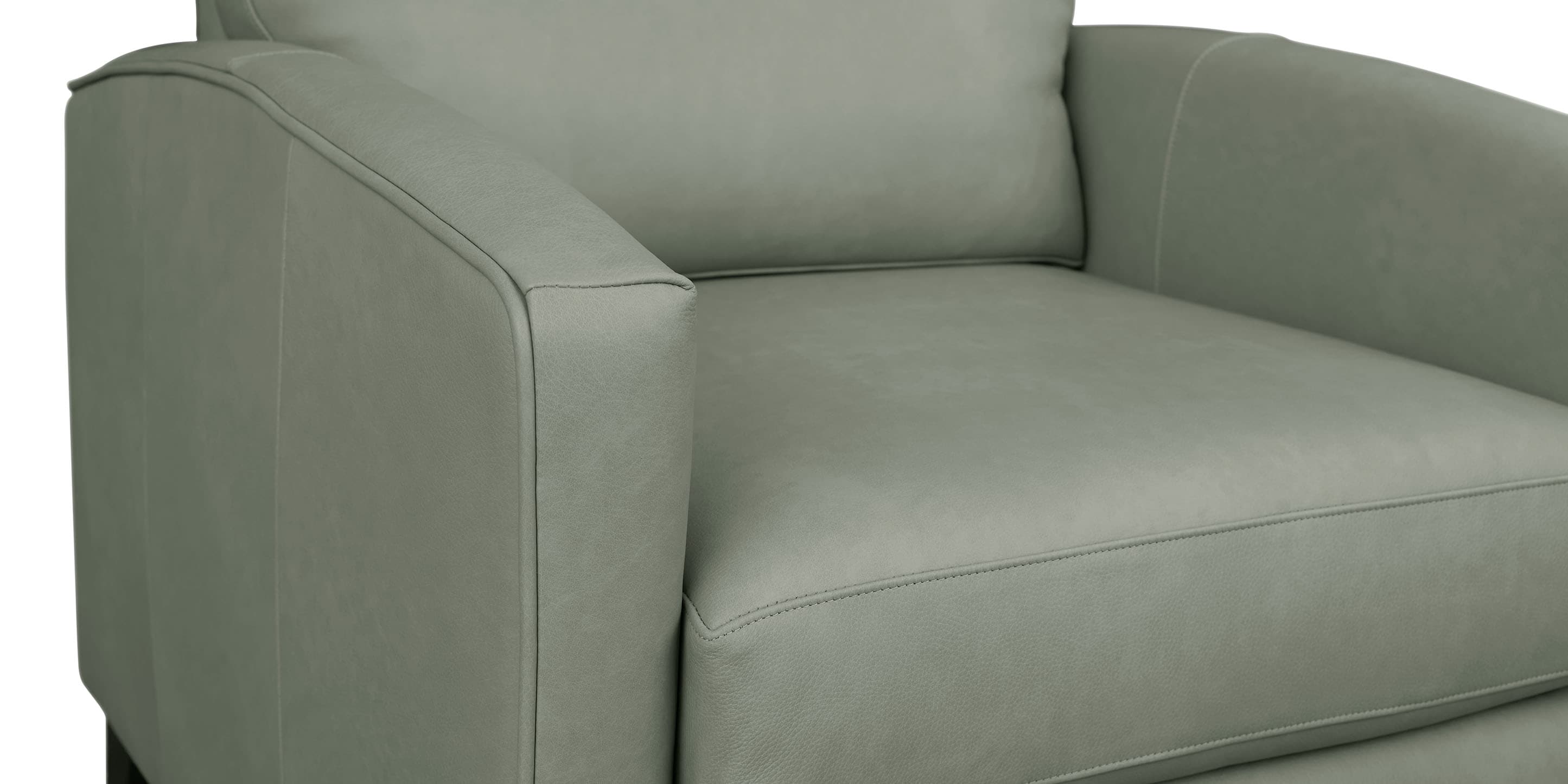 Bassett Furniture Emmett Leather Track Arm Recliner