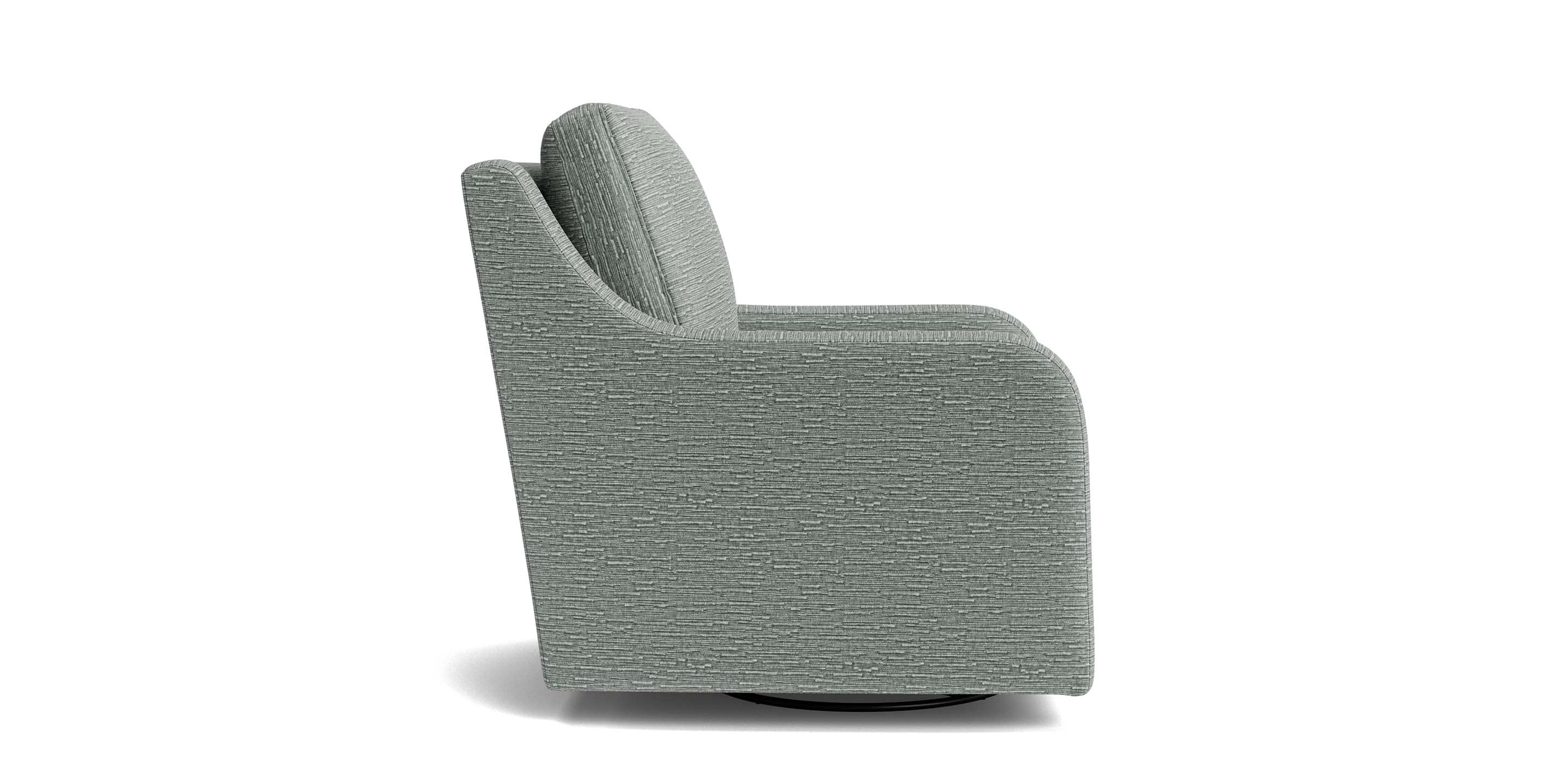 Scarlett Slope Arm Swivel Glider Chair