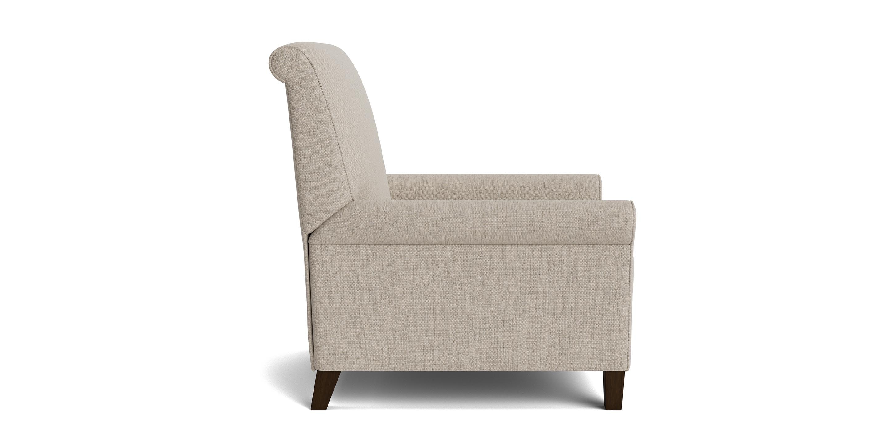 Nelson Sock Arm Lay Flat Manual Recliner - Thumbnail 3