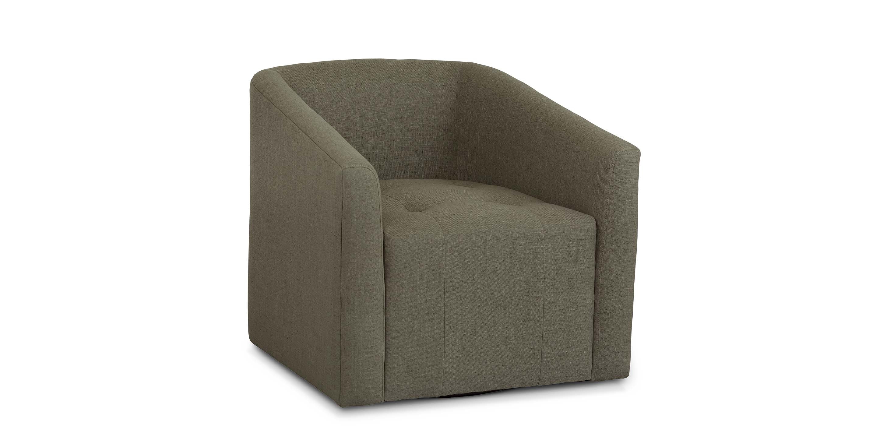 Emory Barrel Swivel Chair - Thumbnail 4