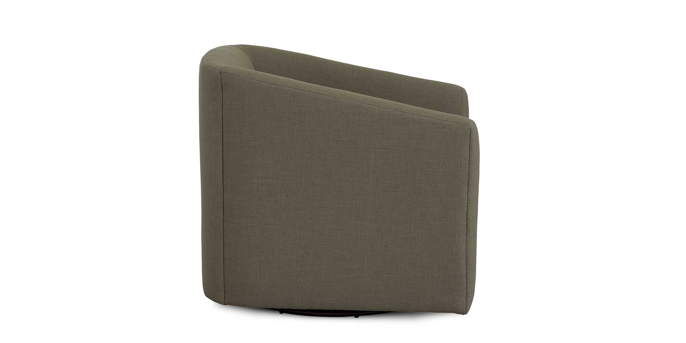 Emory Barrel Swivel Chair - Thumbnail 3