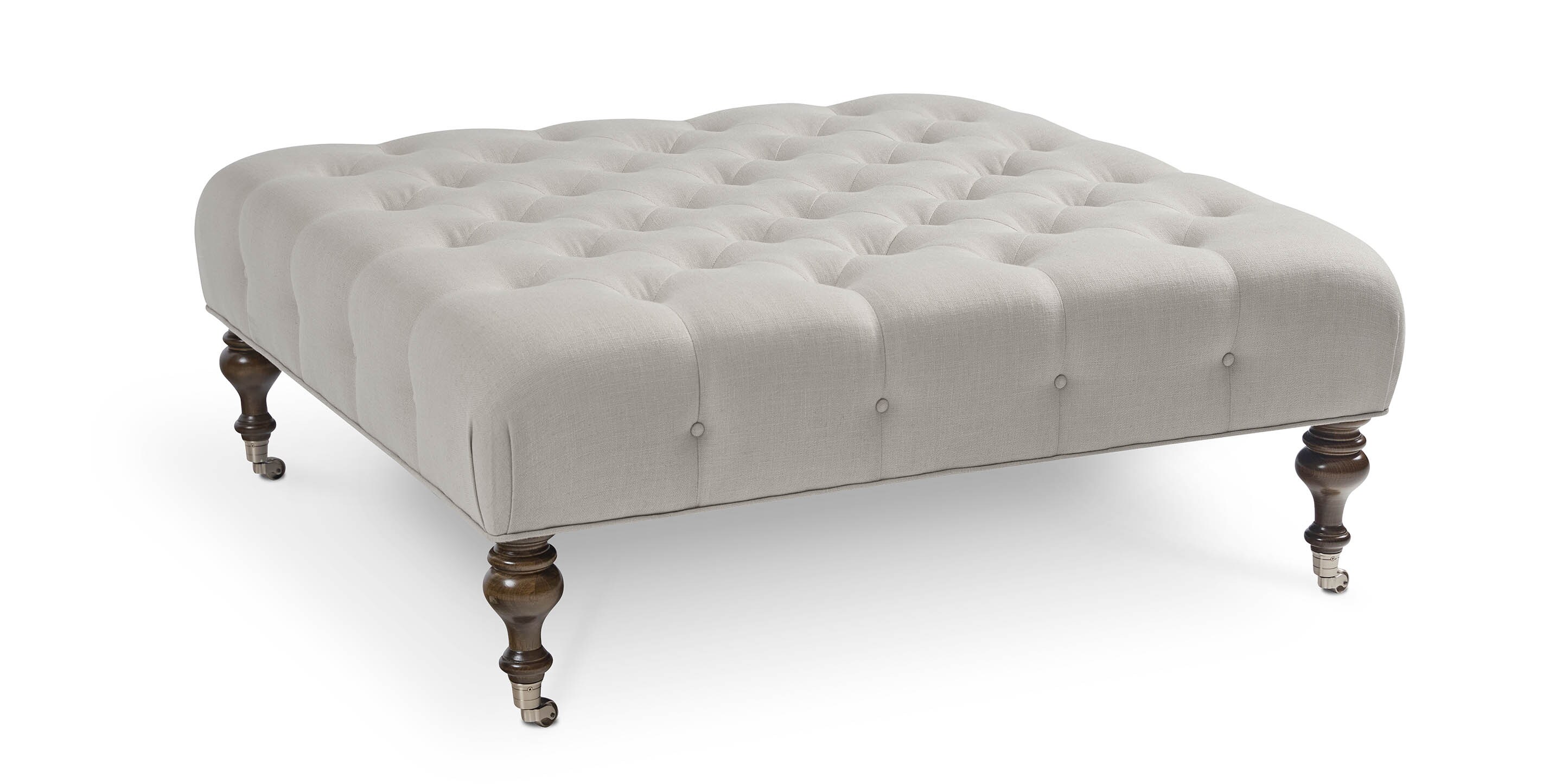 Belwood Tufted Square Ottoman