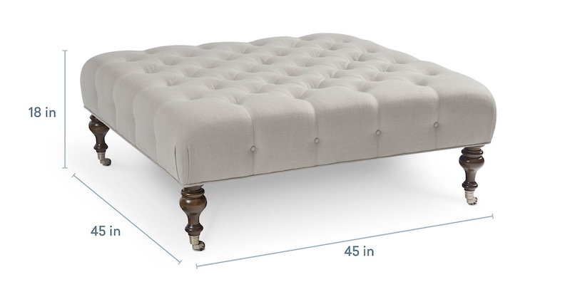 Tufted Ottoman image number 3