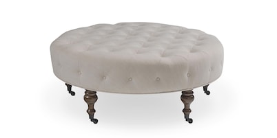 Belwood Tufted Round Ottoman