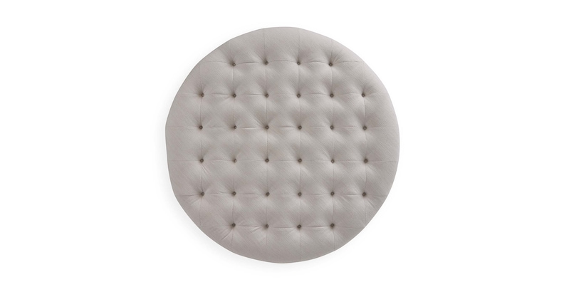 Round Tufted Ottoman image number 4