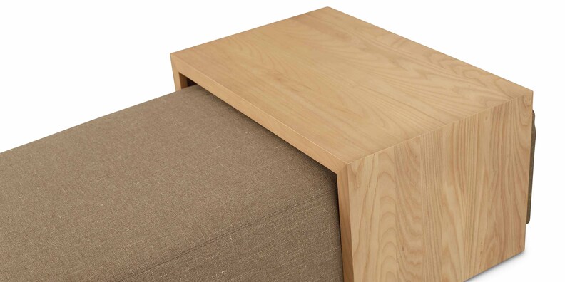 50" Rectangle Ottoman w/Table image number 5