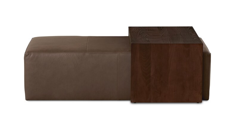 50" Rectangle Ottoman w/Table image number 1
