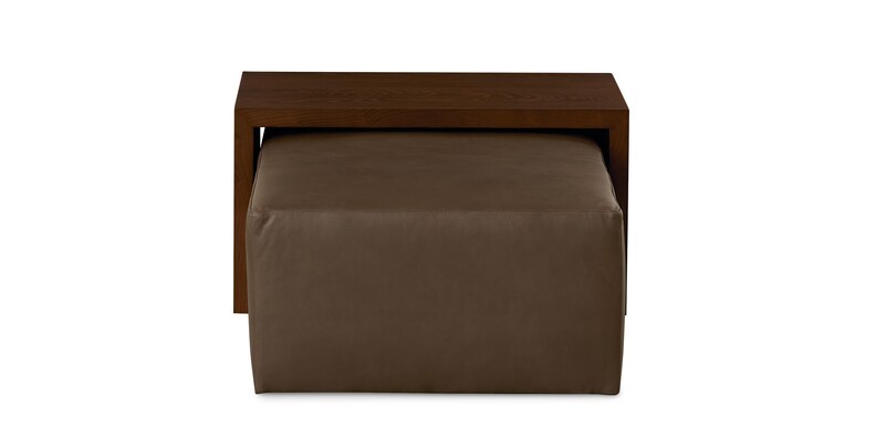 50" Rectangle Ottoman w/Table image number 4