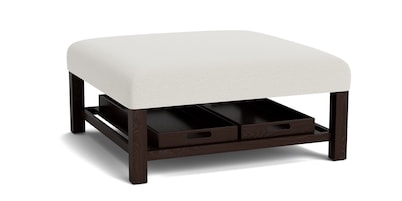 Lori Ottoman with Trays