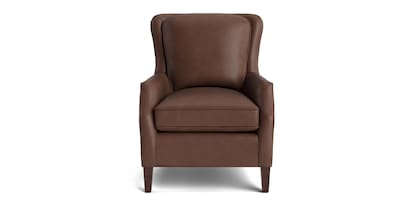 Kent Leather Slope Arm Chair