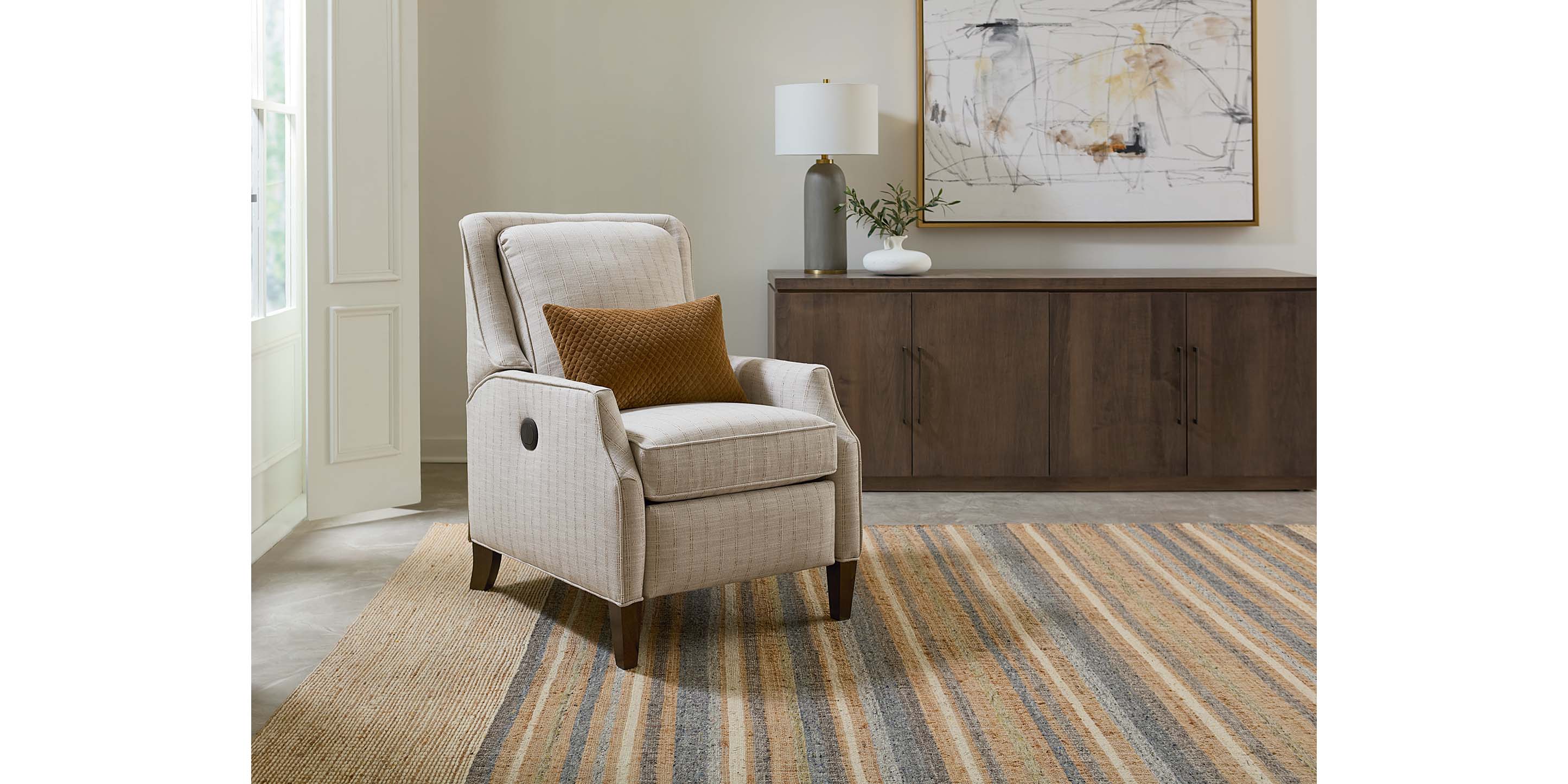 Kent Slope Arm Recliner - Thumbnail 3