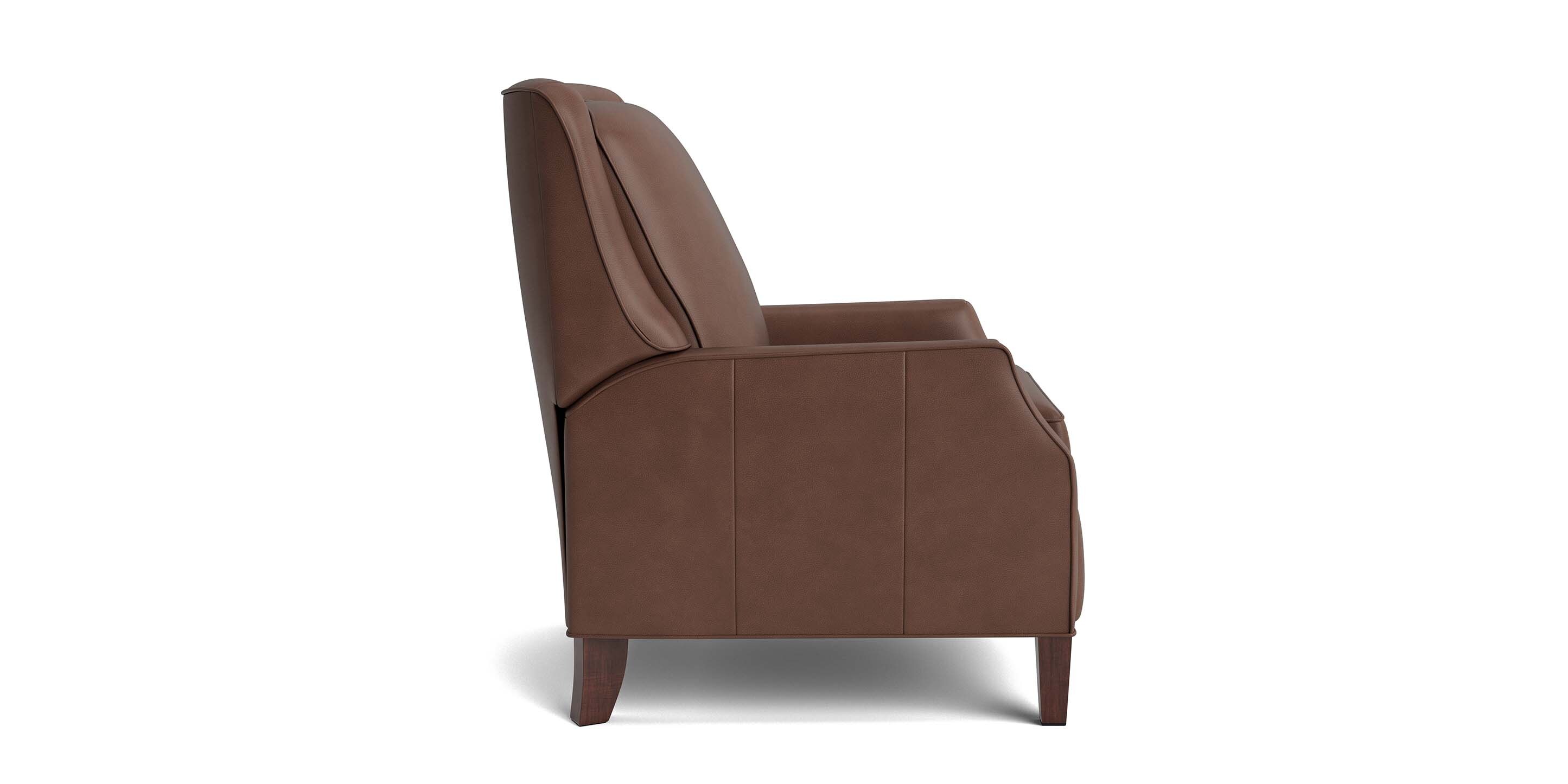 Kent Leather Slope Arm Power Recliner - Thumbnail 3
