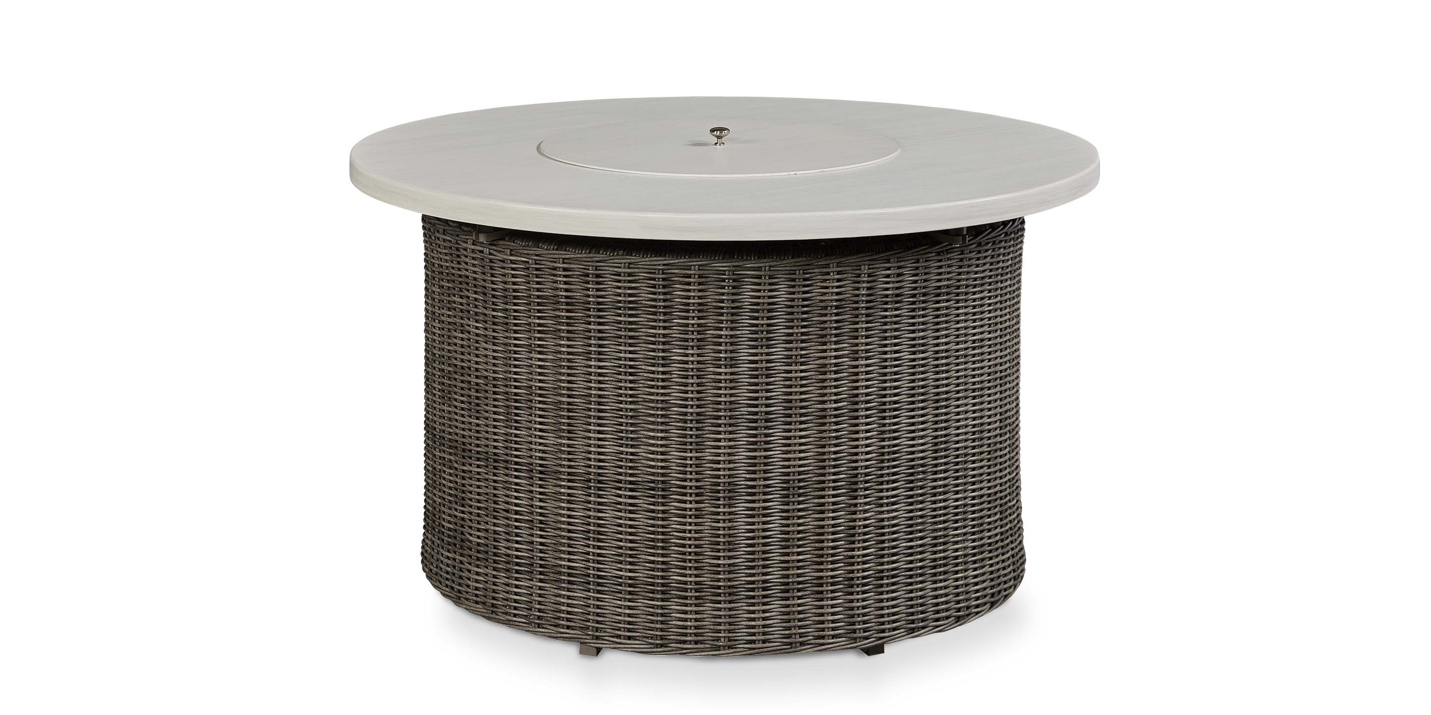 Oasis Outdoor Wicker Fire Pit | Bassett Furniture