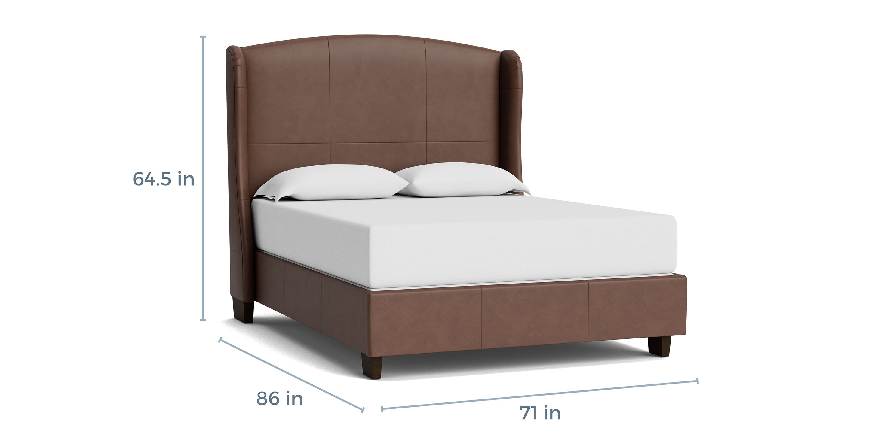 Paris Leather Upholstered Storage Bed - Thumbnail 5