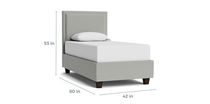 Twin Rectangular Bed image number 3