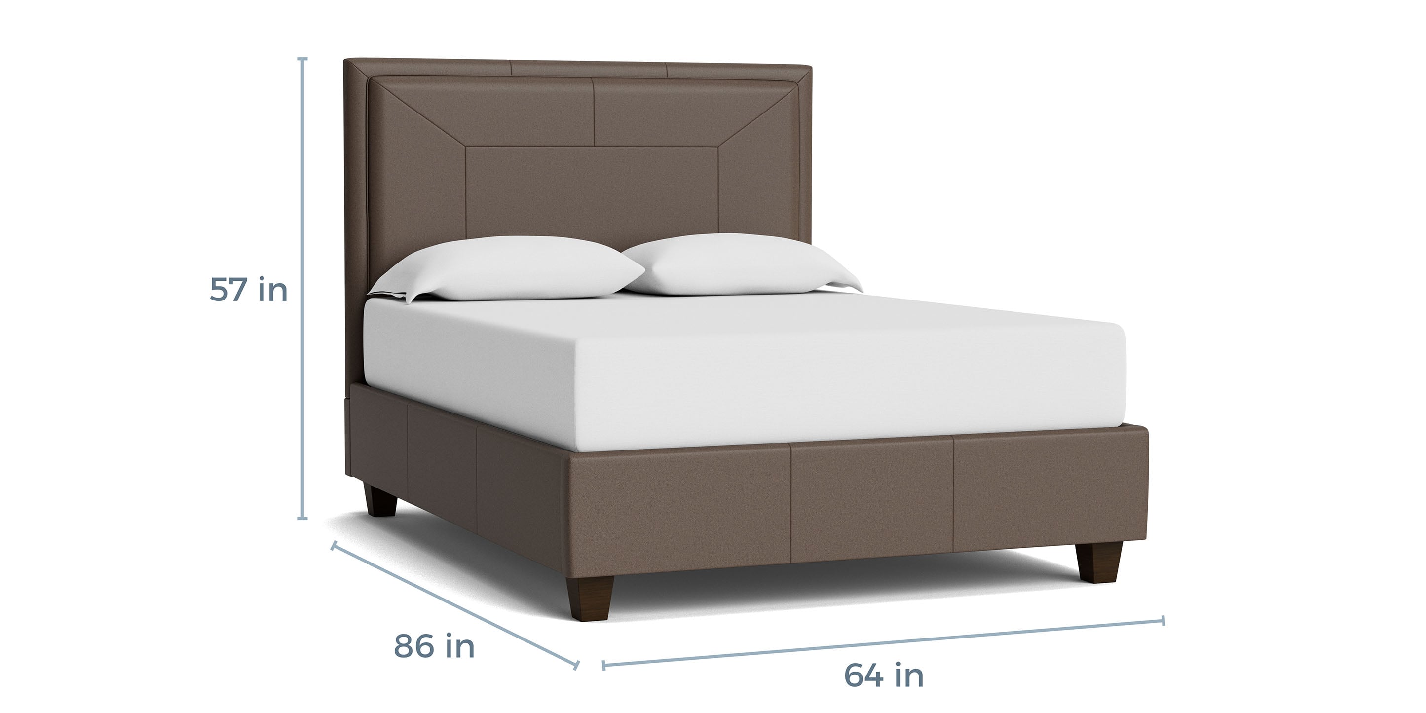 Manhattan Leather Upholstered Bed - Thumbnail 5