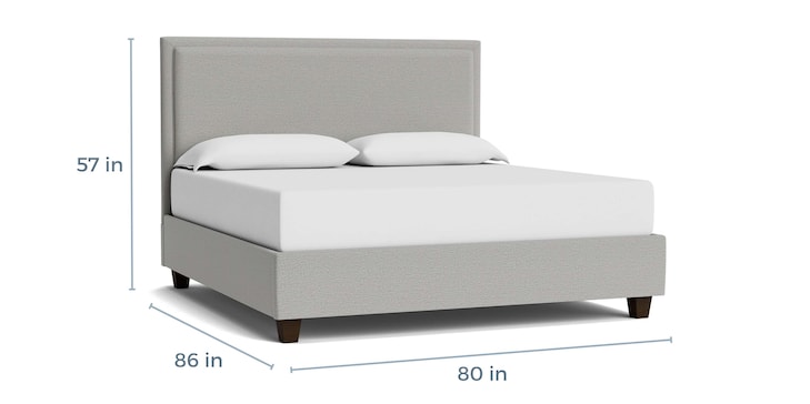 King Rectangular Storage Bed image number 3