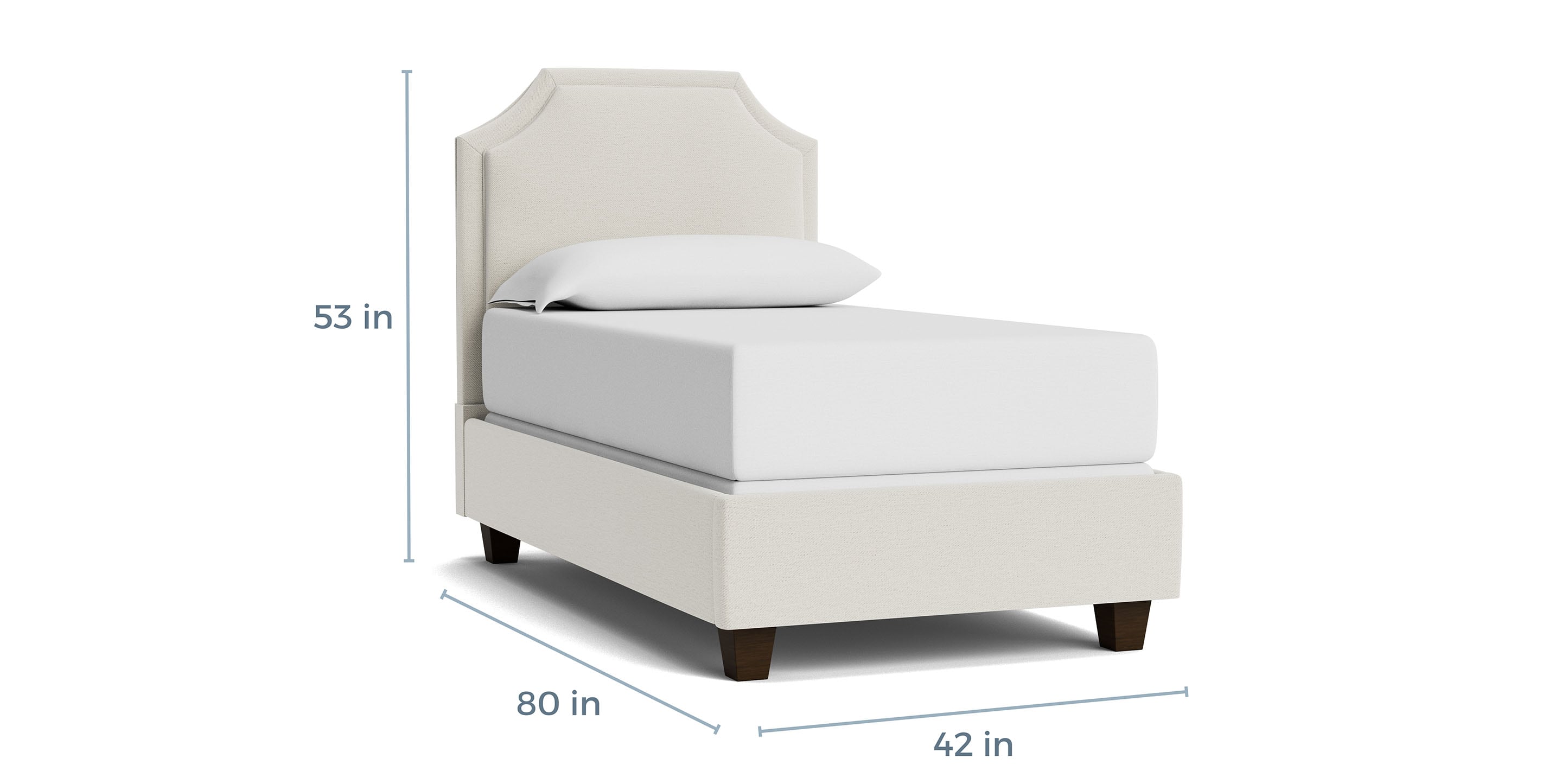Bassett Furniture Florence Upholstered Bed - Thumbnail 4