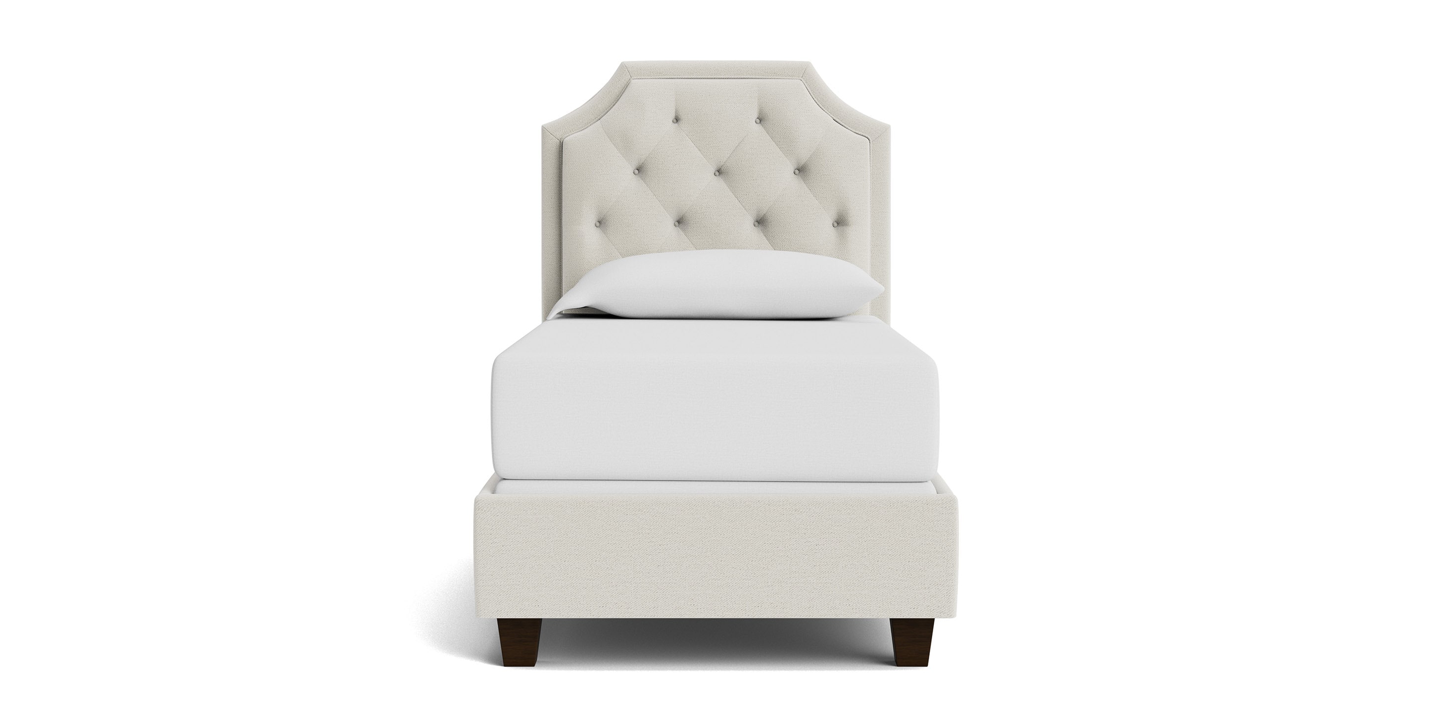Florence Tufted Upholstered Bed or Headboard - Thumbnail 2