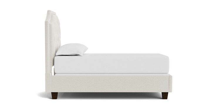 Tufted Twin Clipped Corner Bed image number 2