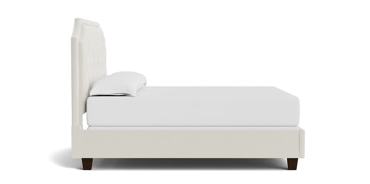 Tufted King Clipped Corner Storage Bed image number 2