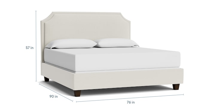 Cal King Clipped Corner Bed image number 3