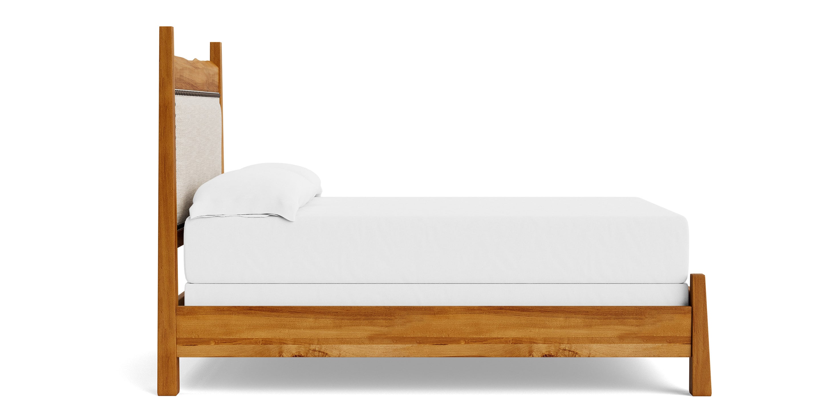 Heritage Live Edge Upholstered Bed - Thumbnail 3