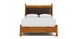 Maple Queen Live Edge Leather Bed