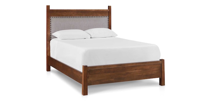 Maple Cal King Uph Panel Bed image number 0