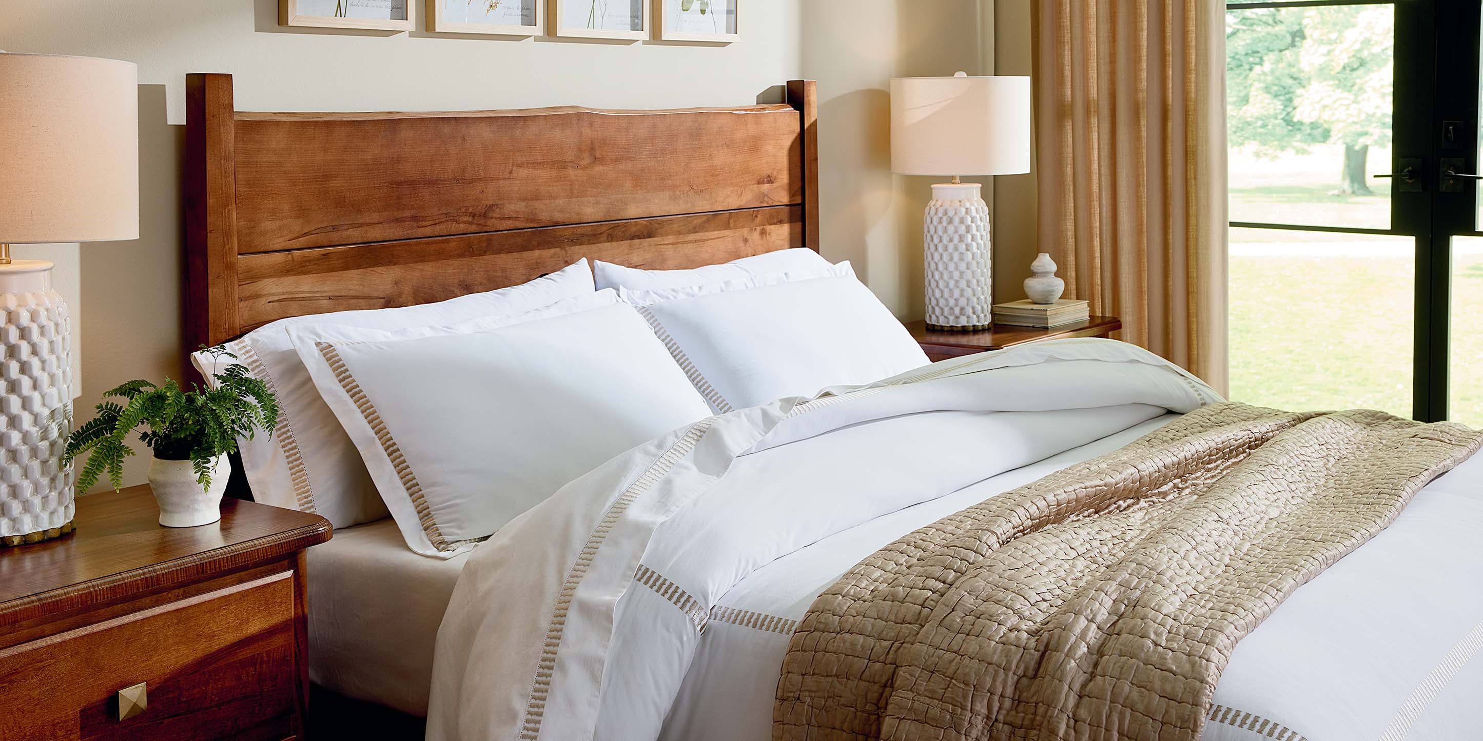 Heritage Live Edge Panel Headboard - Thumbnail 3