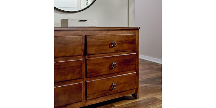 Maple 6 Drawer Dresser image number 2