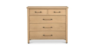 European Farmhouse Small 5 Drawer Chest