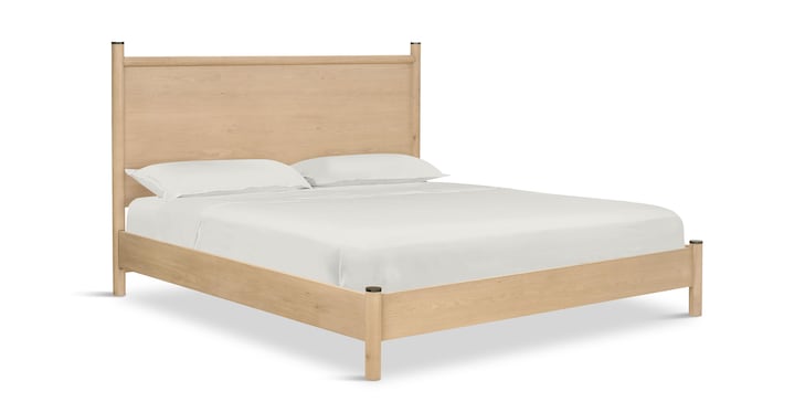 King Panel Platform Bed image number 0