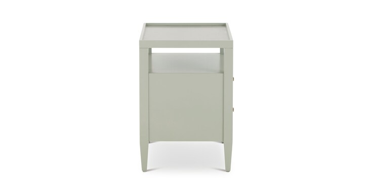 Willow Sage Green 2 Drawer Nightstand image number 5