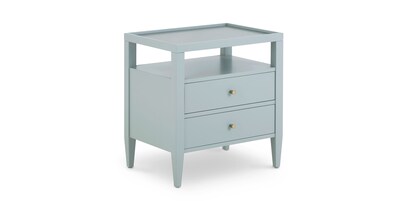 Willow Powder Blue 2 Drawer Nightstand