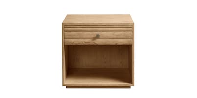 Andora Weathered Natural Open Nightstand