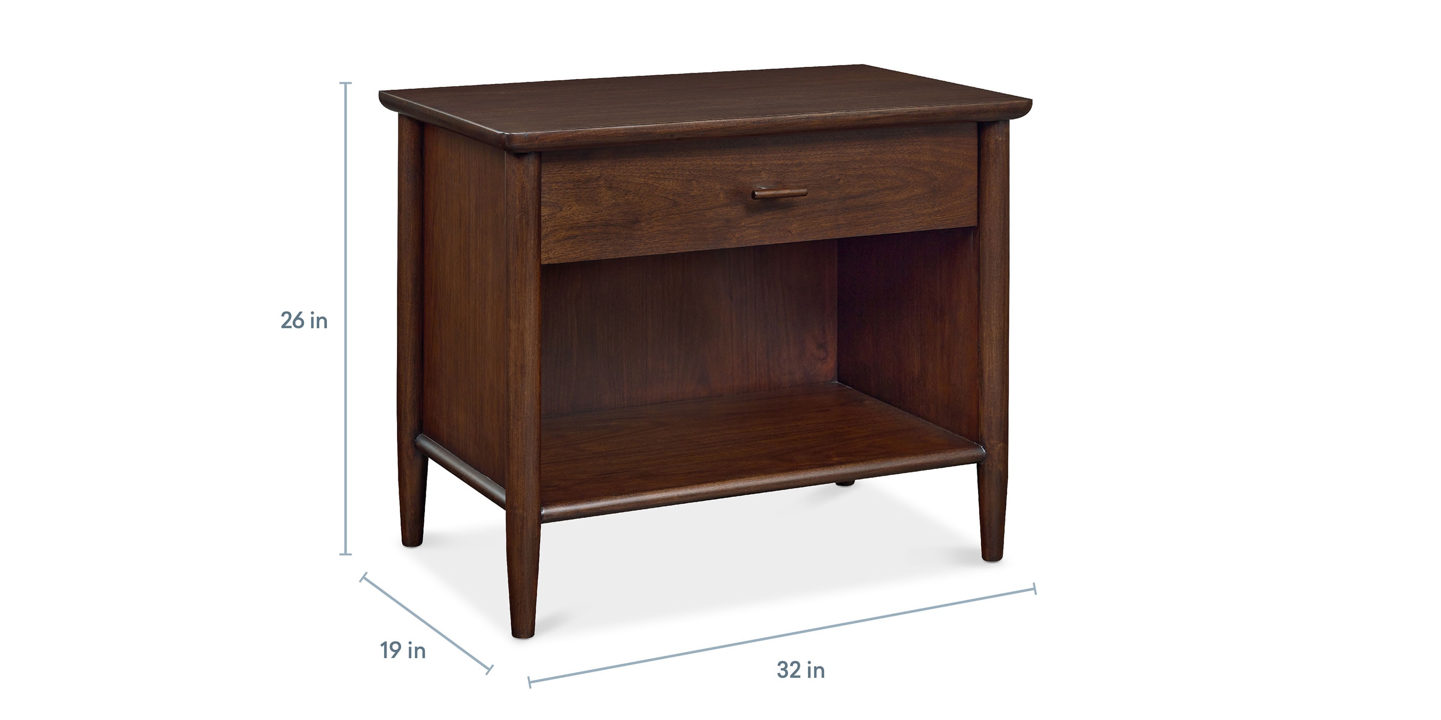 Copenhagen Open Nightstand | Bassett Furniture